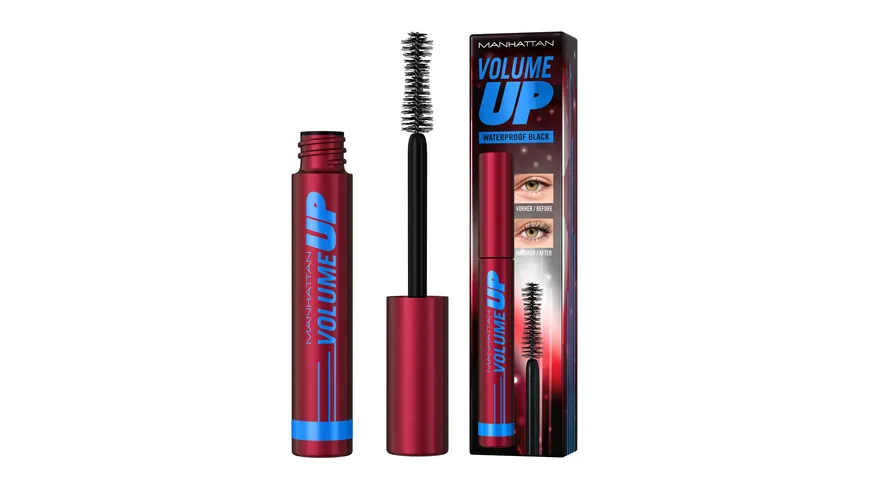 MANHATTAN COSMETICS Volume Up Mascara 8 ml 003 - Black Waterproof