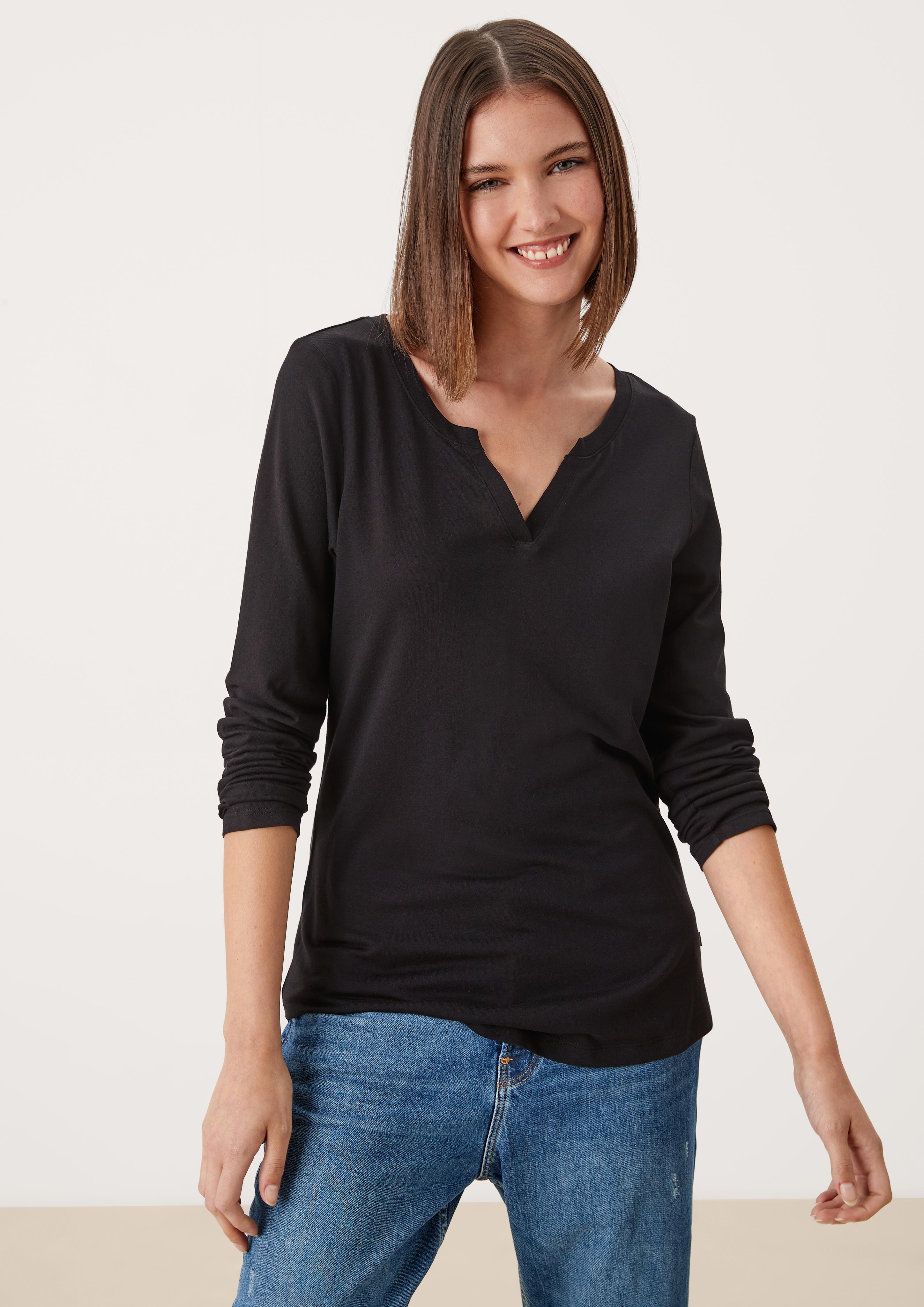 Langarmshirt im cleanen Look  45.899.31.X014-9999