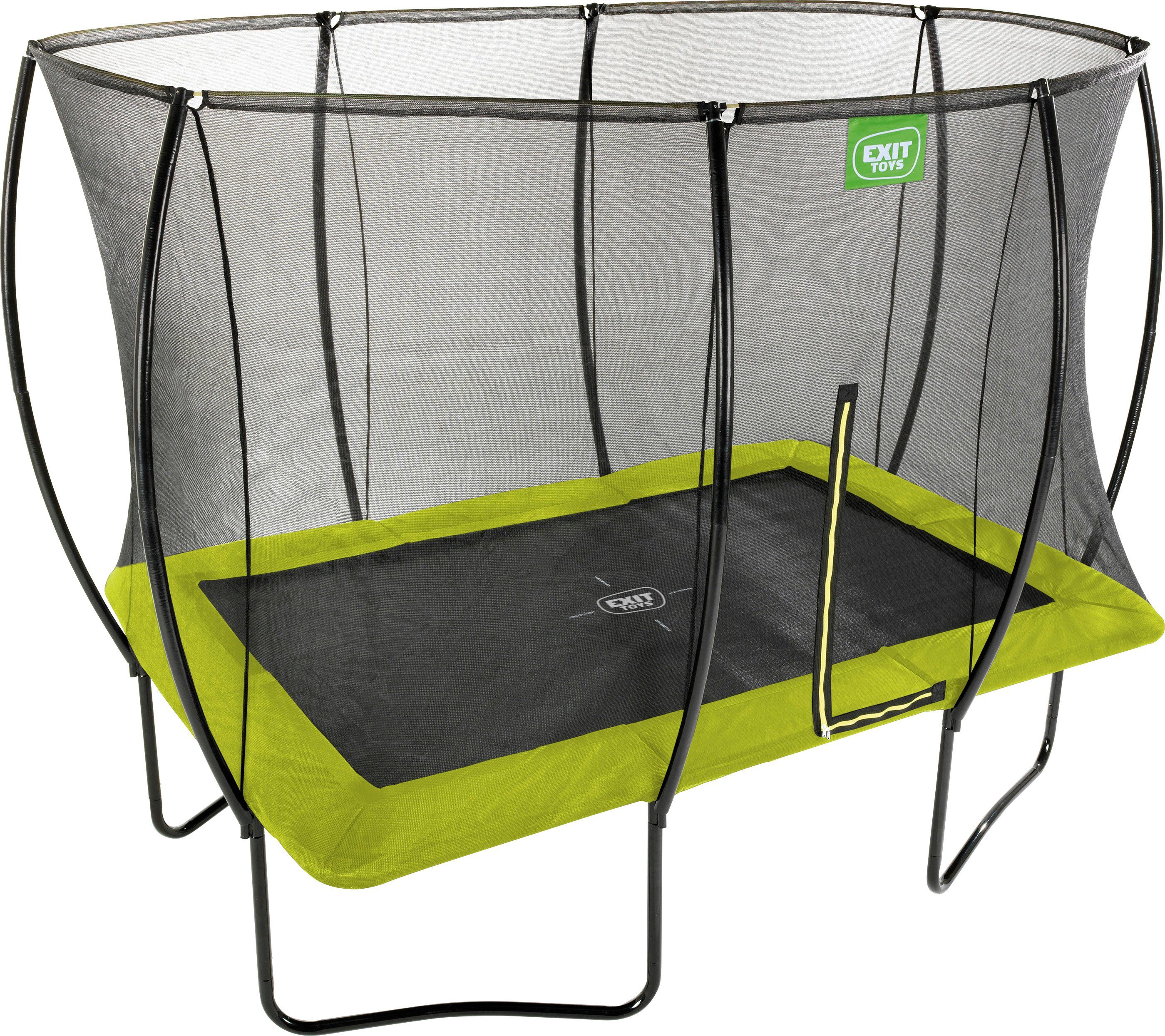 EXIT Gartentrampolin Silhouette, BxT: 214x305 cm, mit Sicherheitsnetz