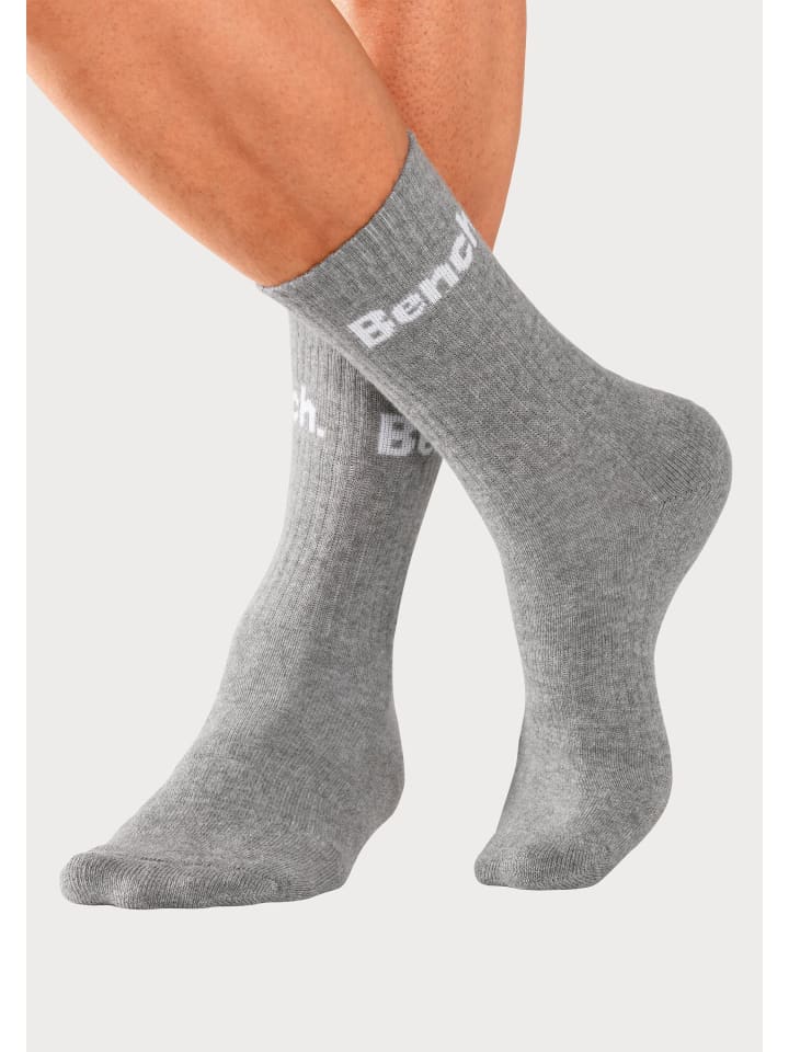 Bench Tennissocken in 2x schwarz, 2x weiß, 2x grau-meliert günstig kaufen