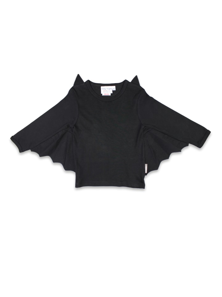 Toby Tiger Langarmshirt Fledermaus mit Maske in schwarz günstig kaufen