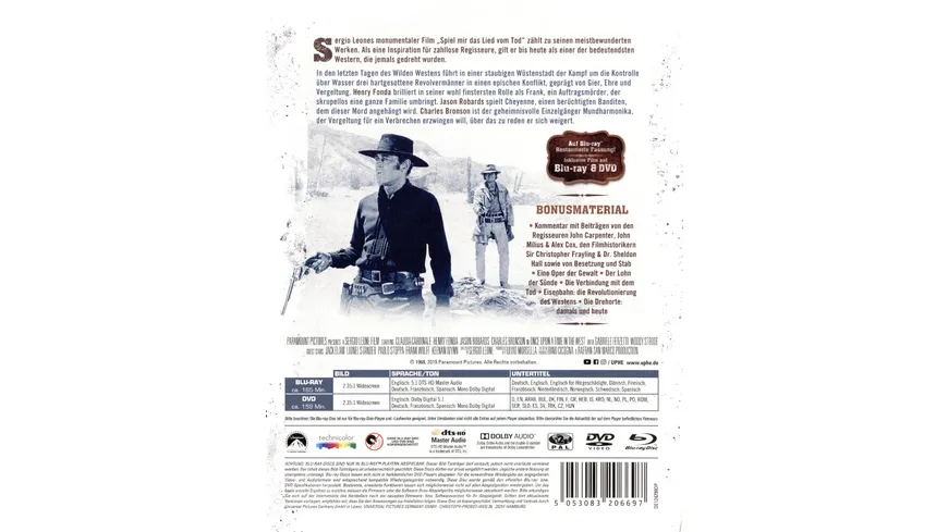 Spiel mir das Lied vom Tod - Limited Digibook  (+ DVD)