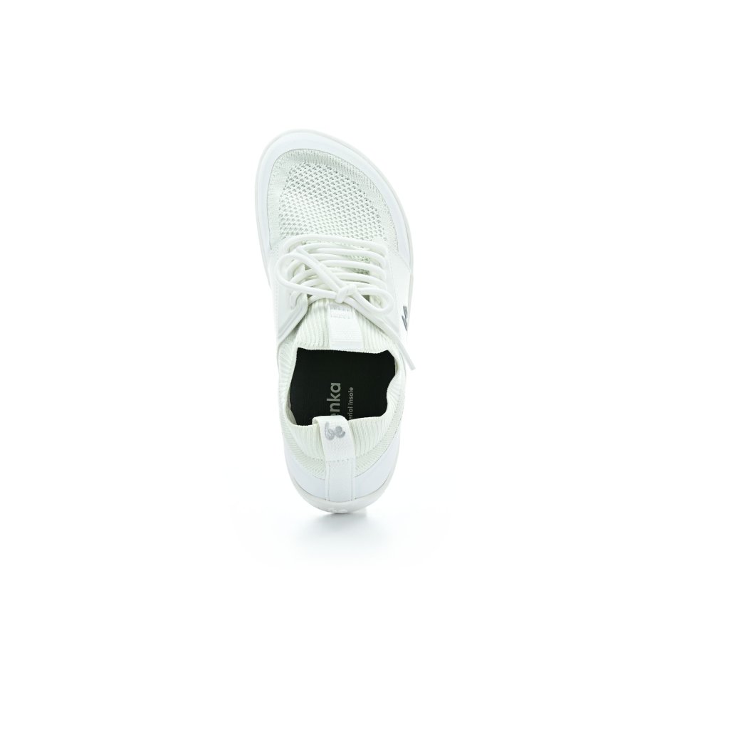 Be Lenka Swift All White Barfußschuhe