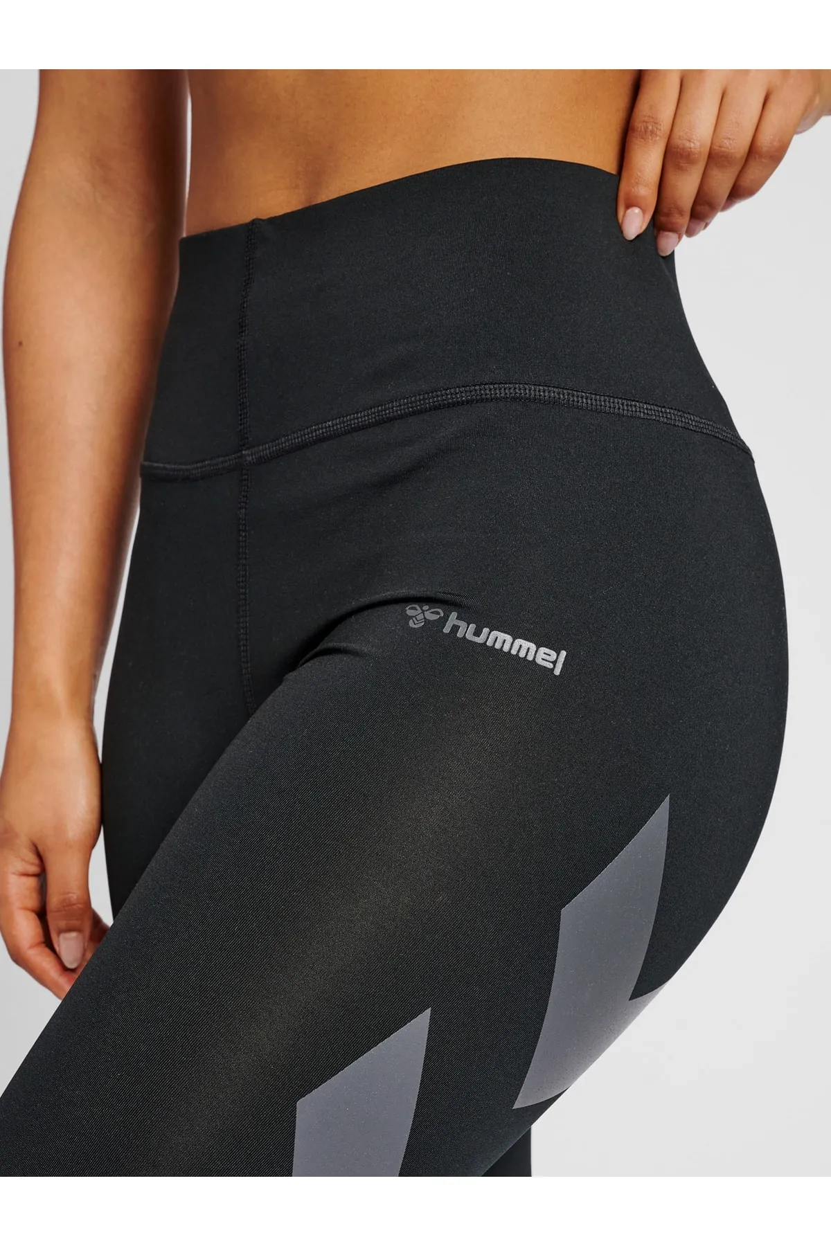 hummel  Sport-Leggings - Schwarz - Mittlerer Bund