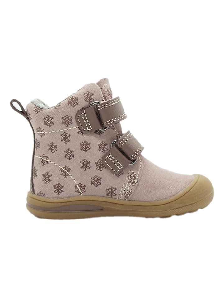 lamino Leder-Boots in Lila/ Grau günstig kaufen