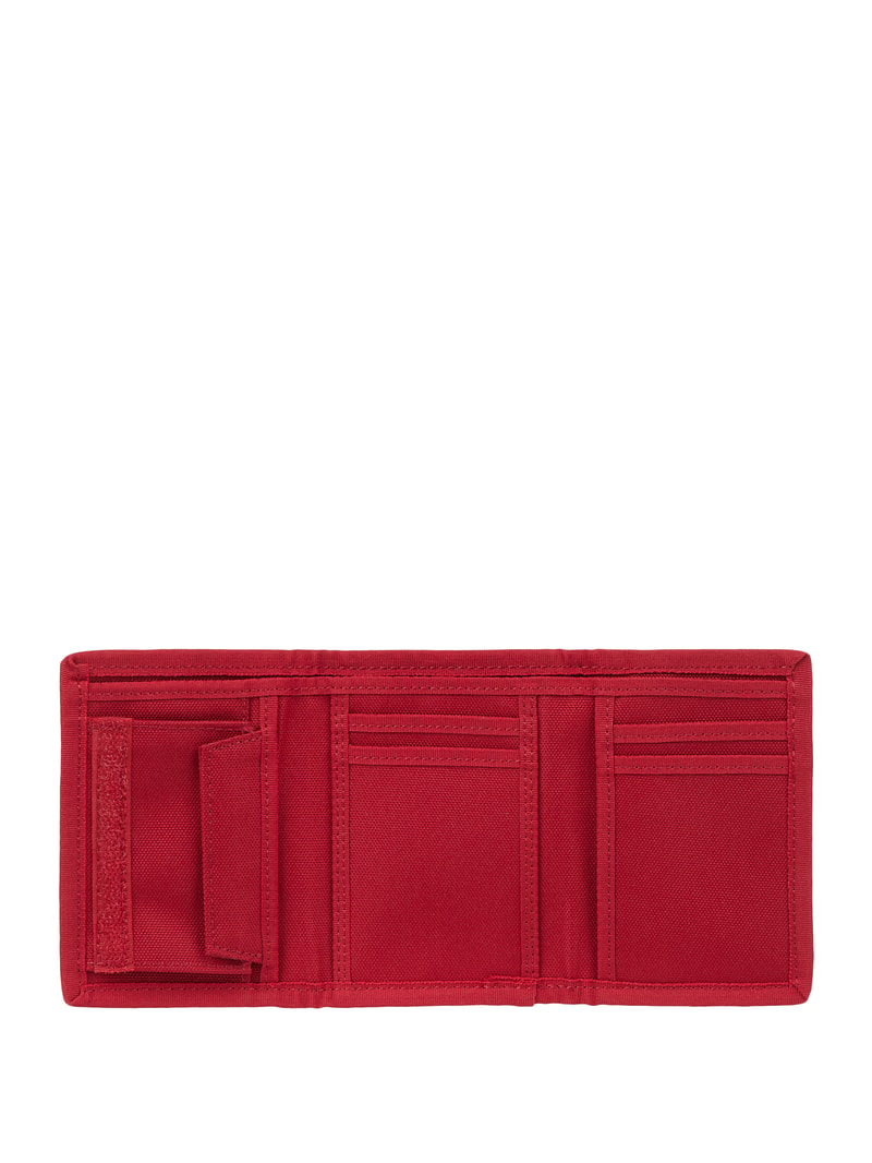Portemonnaie mit Logo in rot