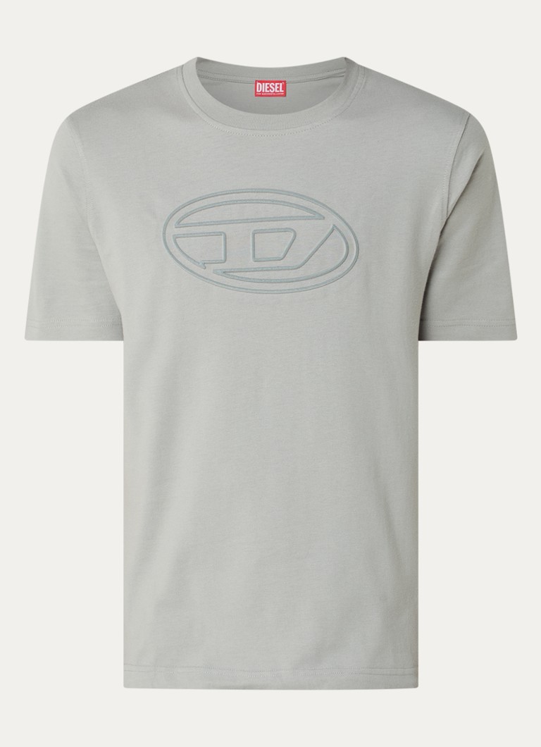 Diesel T-Adjust-Bigoval -t-paita 3D-logolla