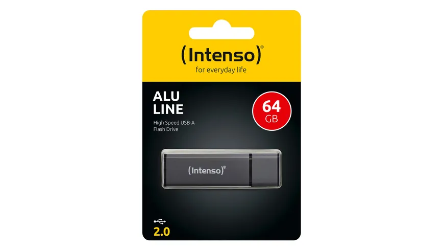 Intenso USB Flash Drive 2.0 64GB Alu Line anthracite
