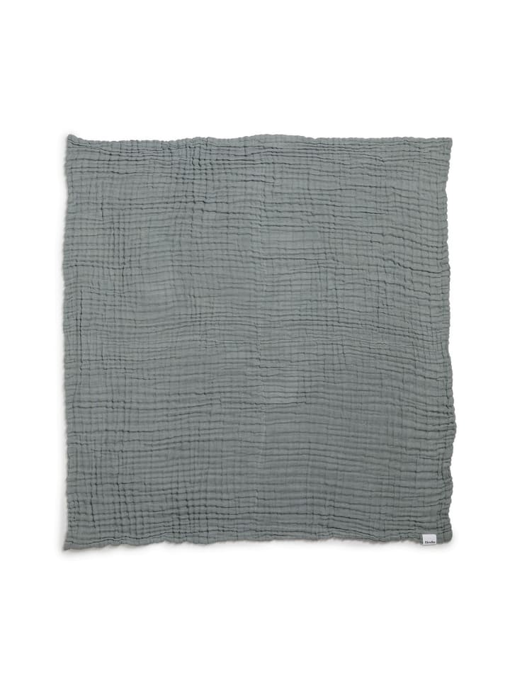 Elodie Details Crinkled Blanket - Deco Turquoise in Türkis 120 x 120cm günstig kaufen onesize