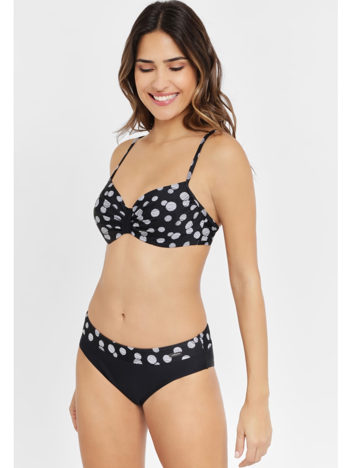 LASCANA Bügel-Bikini in schwarz-weiß günstig kaufen