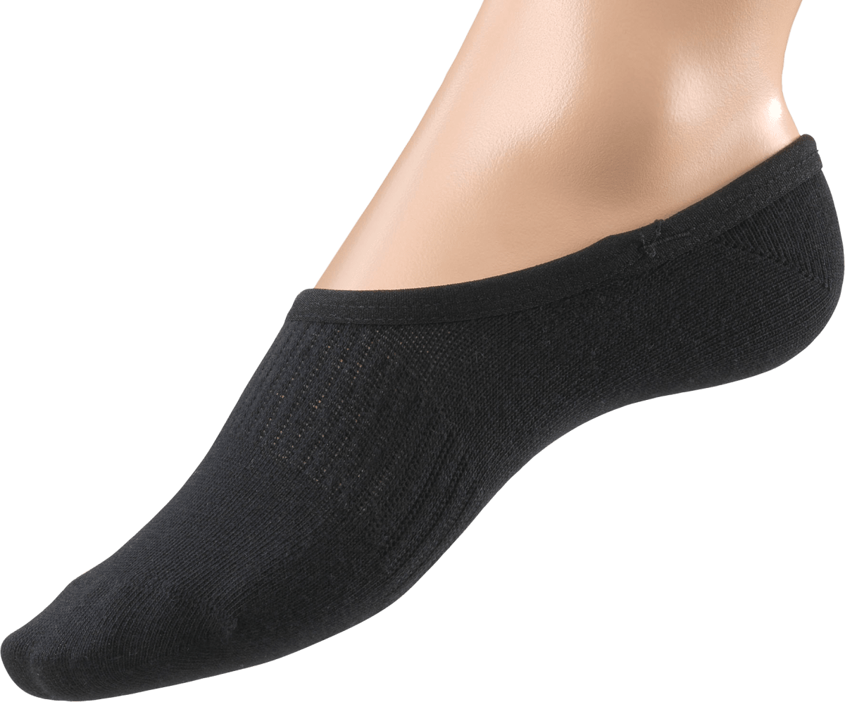 Füßlinge mit Bio-Baumwolle schwarz Gr. 39-42, 1 St