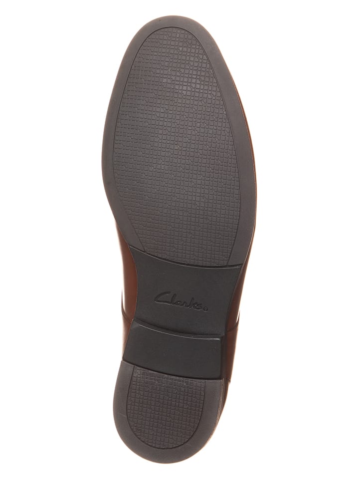 Clarks Leder-Schnürschuhe ''Otoro Lo'' in Dunkelbraun günstig kaufen