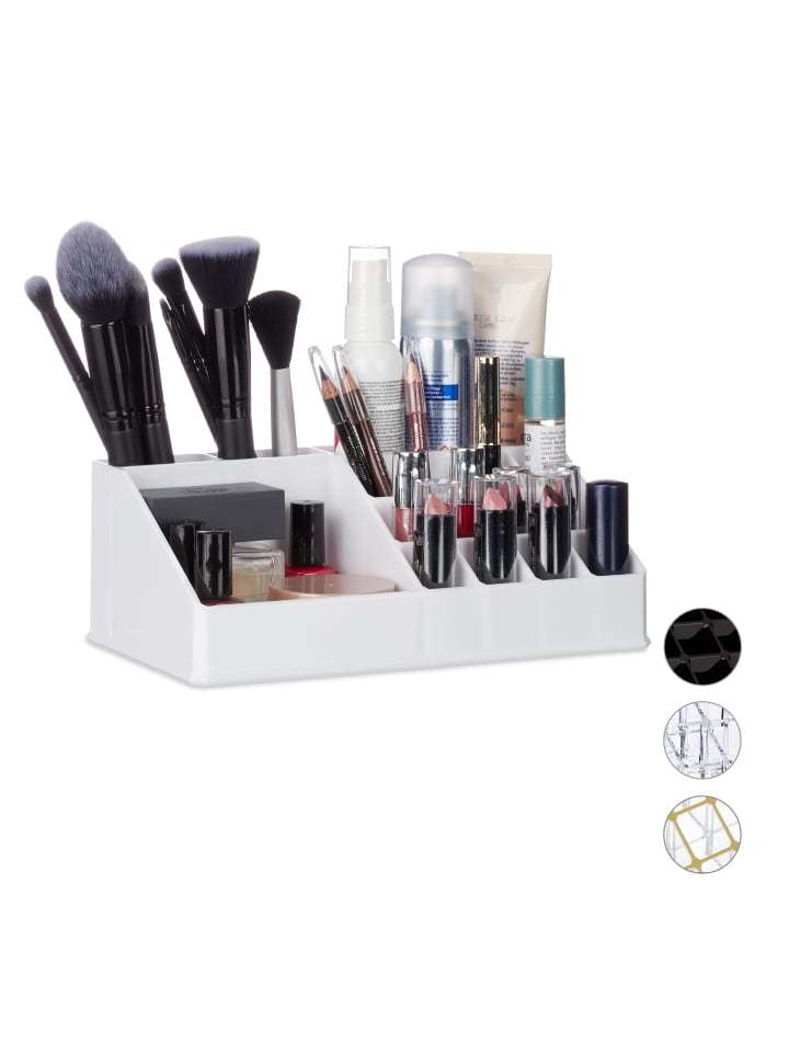 relaxdays Kosmetikorganizer in Weiß günstig kaufen onesize