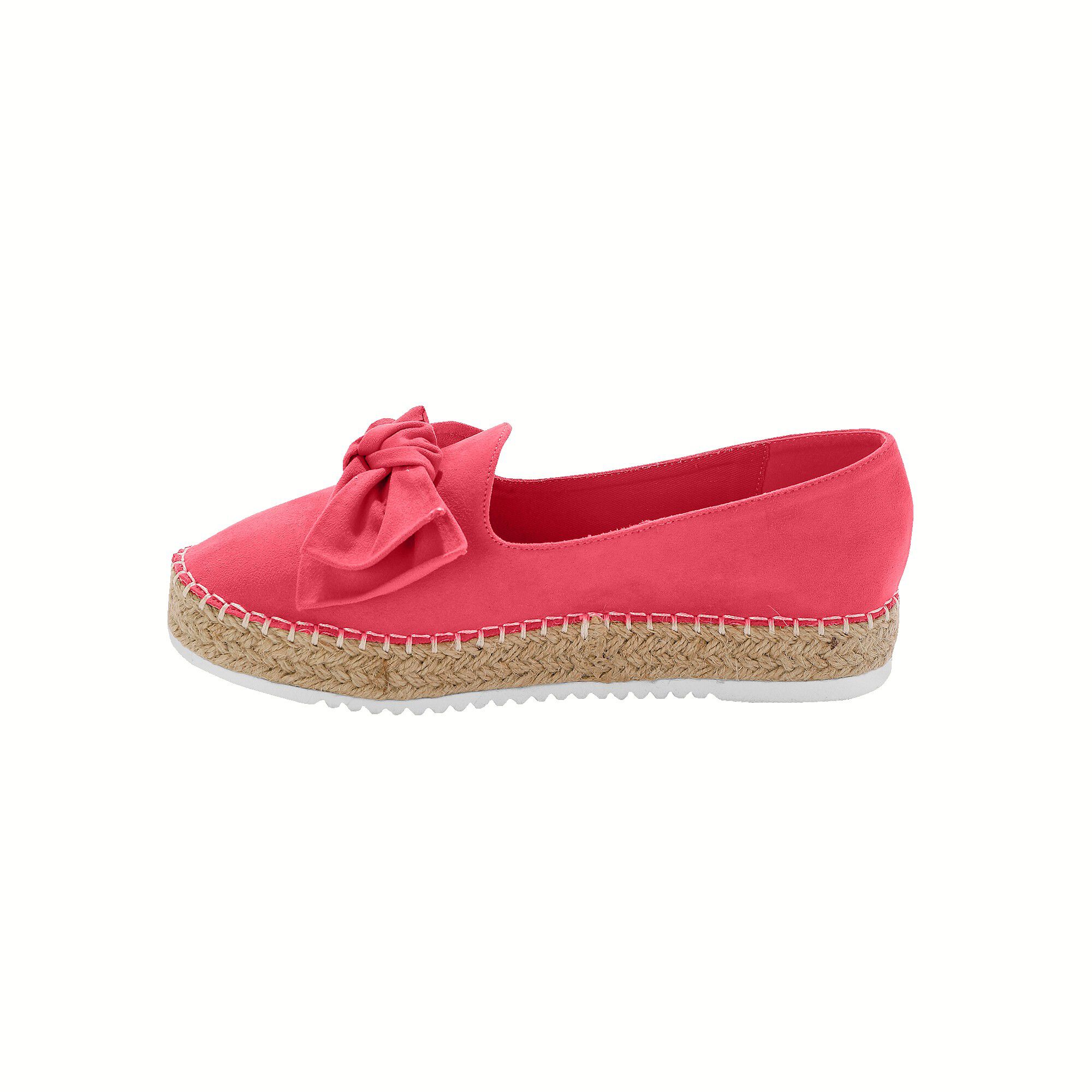 Mocassins espadrilles noeud à semelle corde crantée