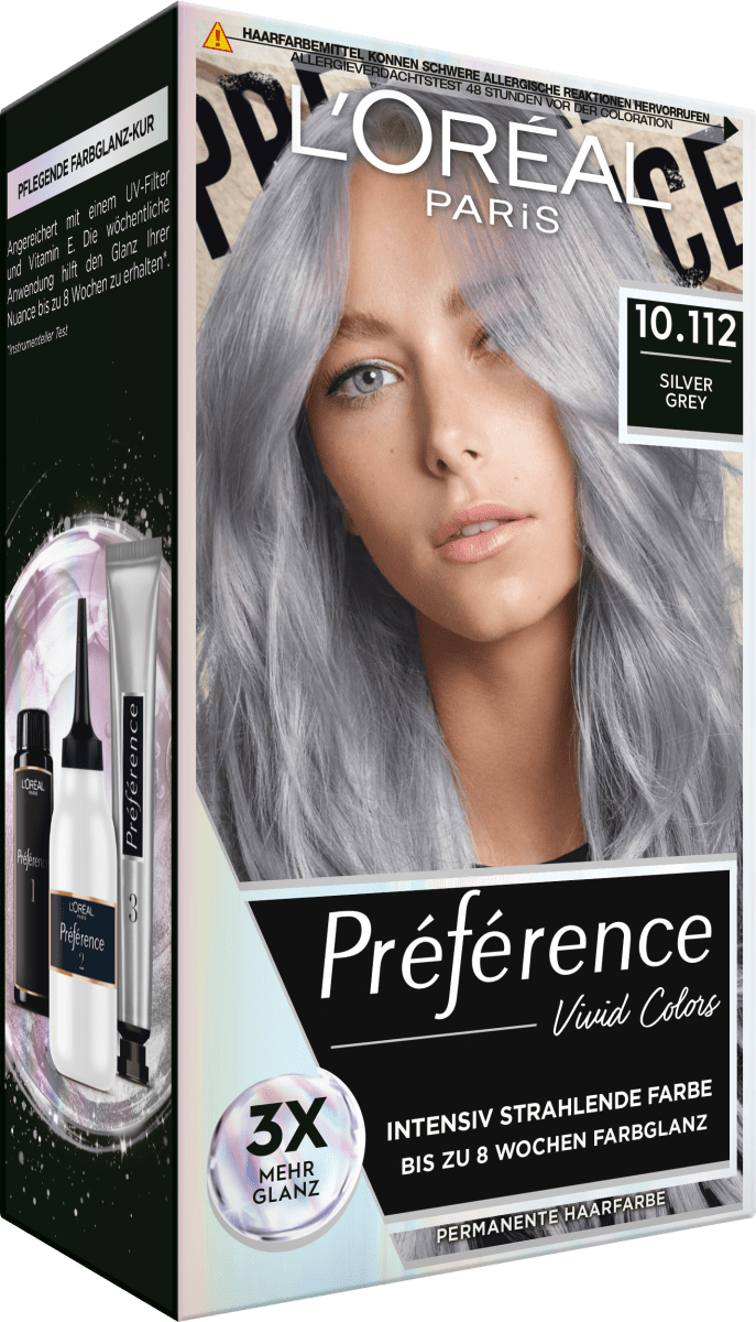 Haarfarbe Vivid Colors 10.112 Silver Grey, 1 St