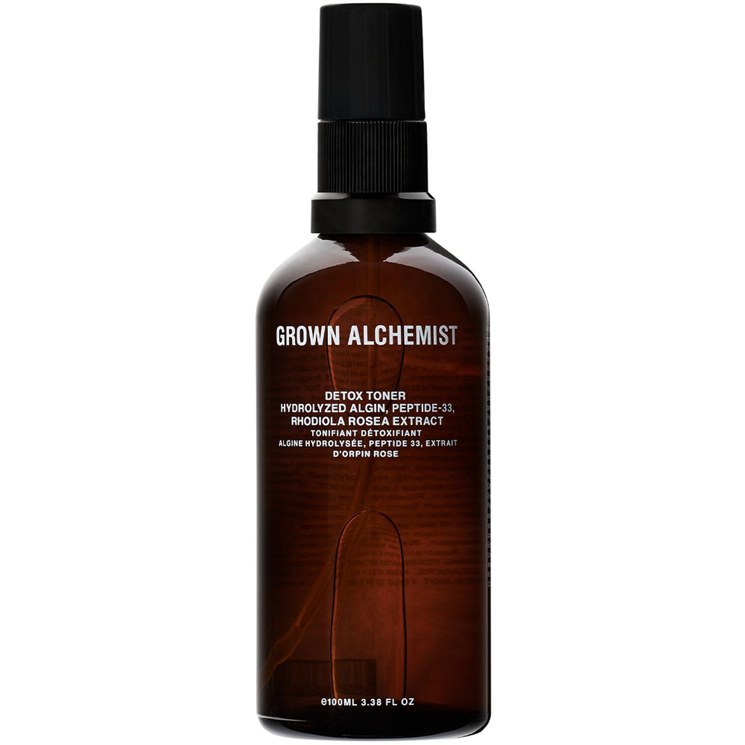 Grown Alchemist Algine Hydrolysée, Peptide-33, Extrait de Rhodiola Rosea Tonique Détox 100 ml