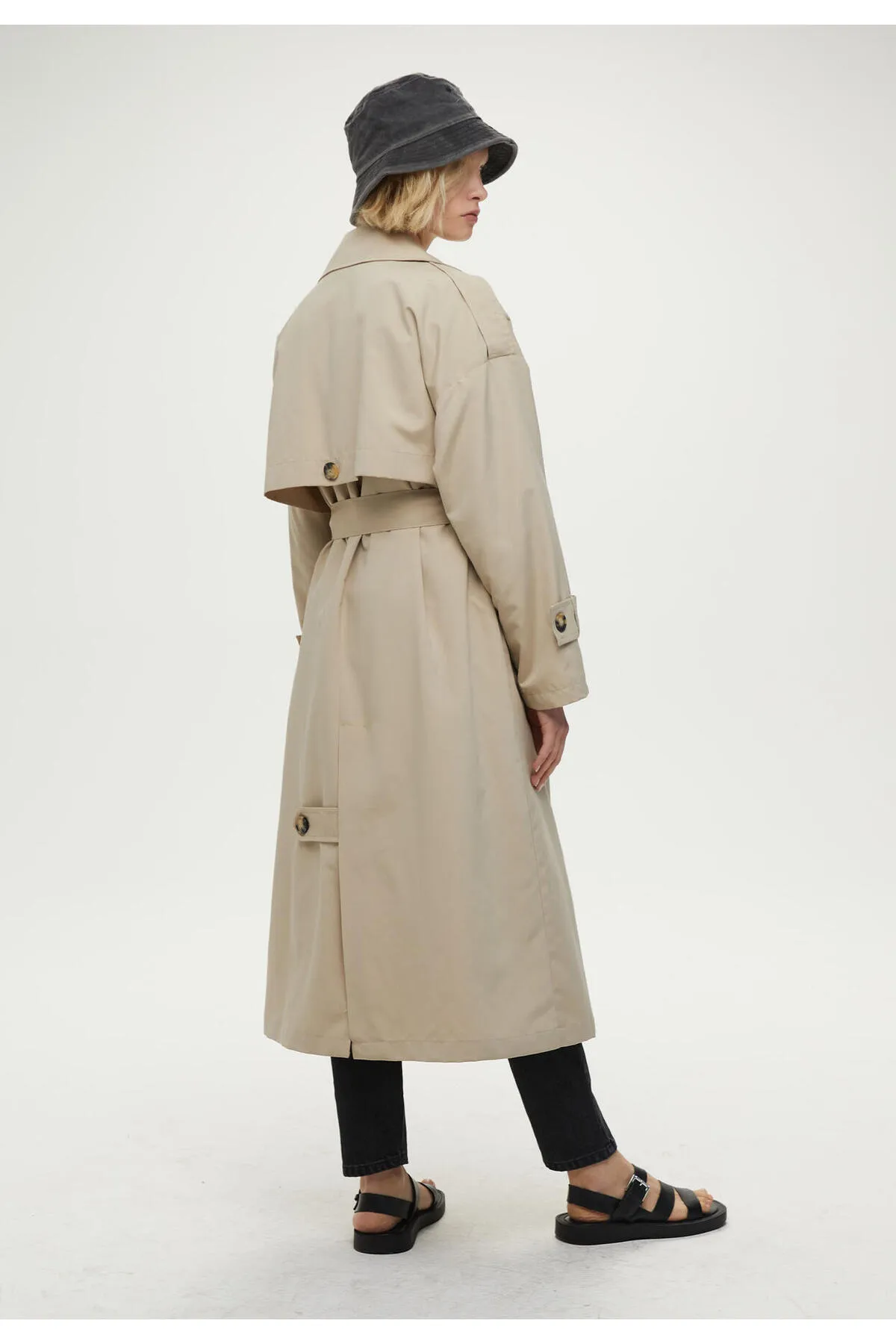 Manuka  ZWEIREIHIGER TRENCHCOAT MIT KNÖPFEN, BEIGE
