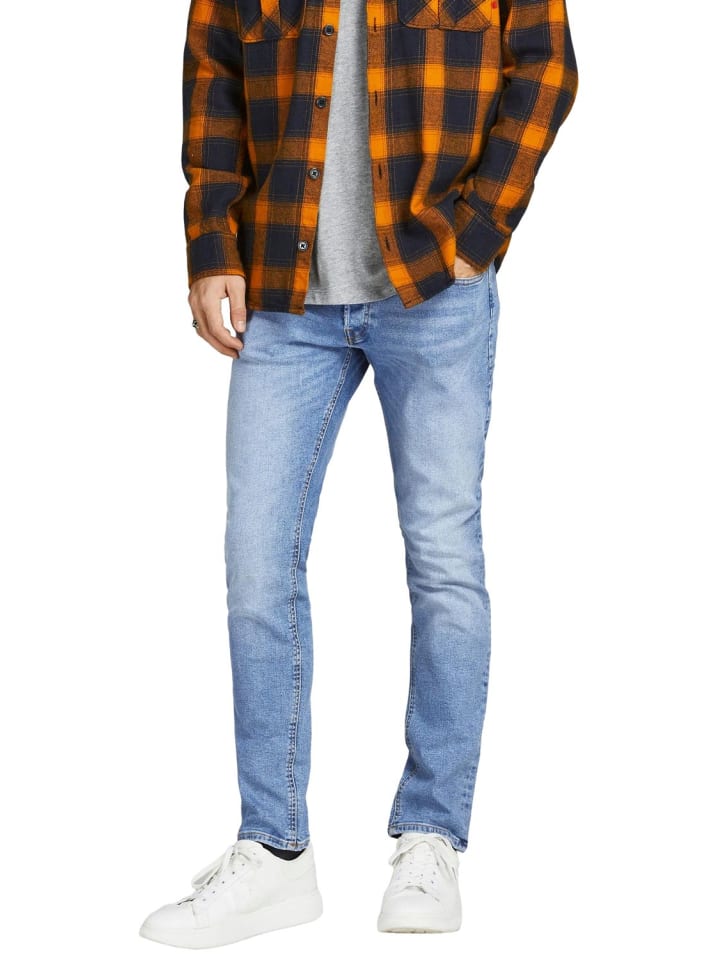 Jack & Jones Jeans JJIGLENN JJORIGINAL MF 030 slim in Blau günstig kaufen