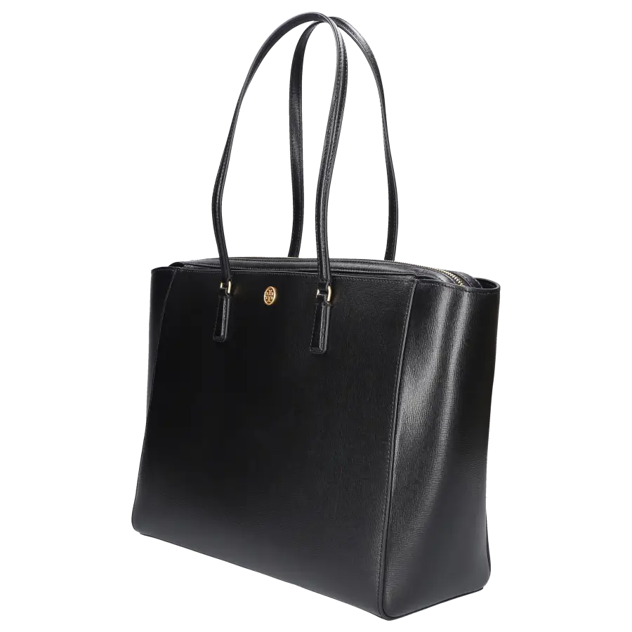 Tory Burch - Shopper ROBINSON TOTE Kalbsleder - schwarz
