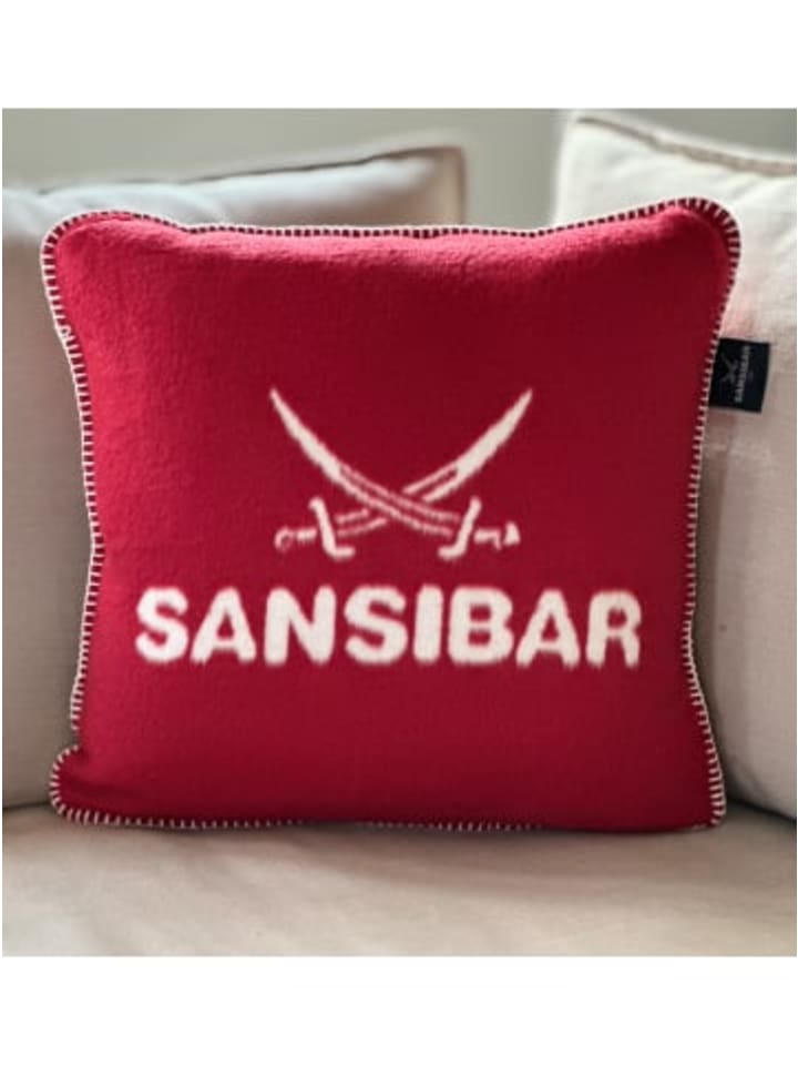 Sansibar Kissenhülle Doubleface in Rot, 50x50 cm günstig kaufen 50x50 cm