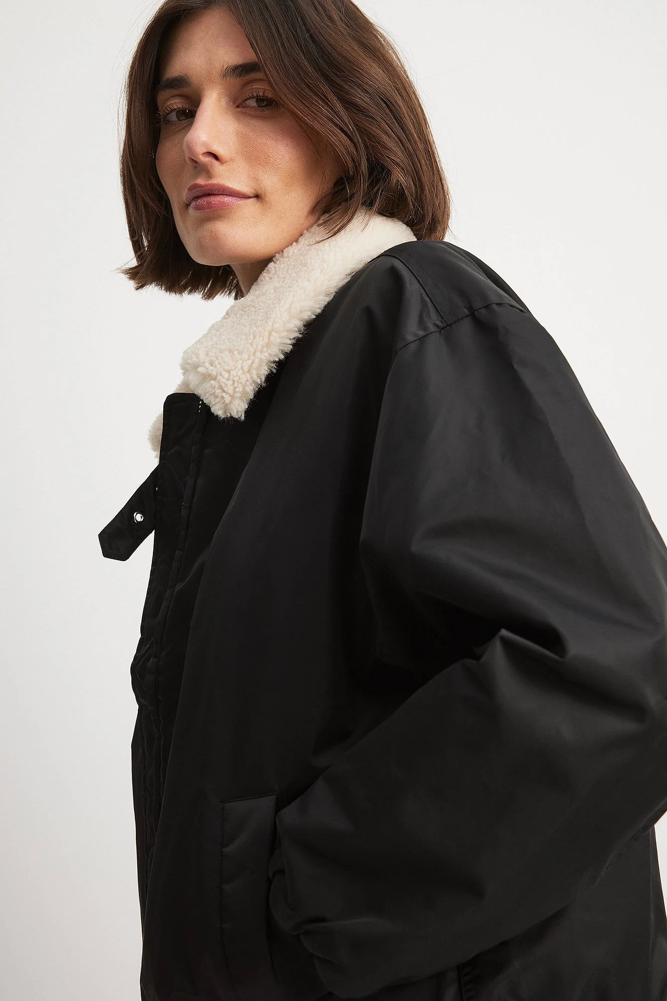 Oversize-Bomberjacke