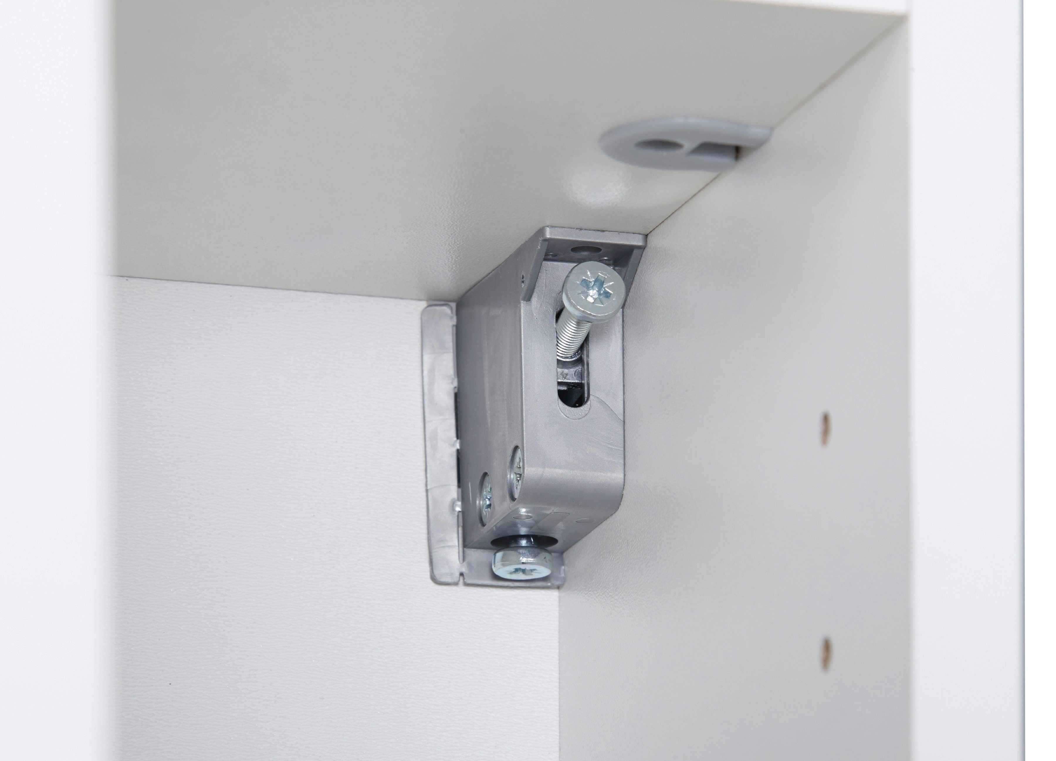 HELD MÖBEL Badmöbel-Set Jaca, (4-St), Badmöbel-Set mit hochglanz Fronten