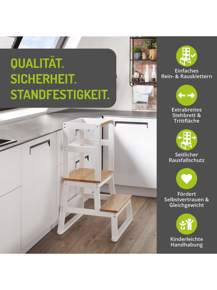 BOMI Lernturm Swubi in Natur / weiß günstig kaufen onesize