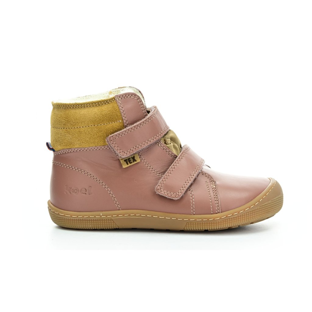 Koel4kids Demil Napa Wool Old Rose Winterbarfußschuhe