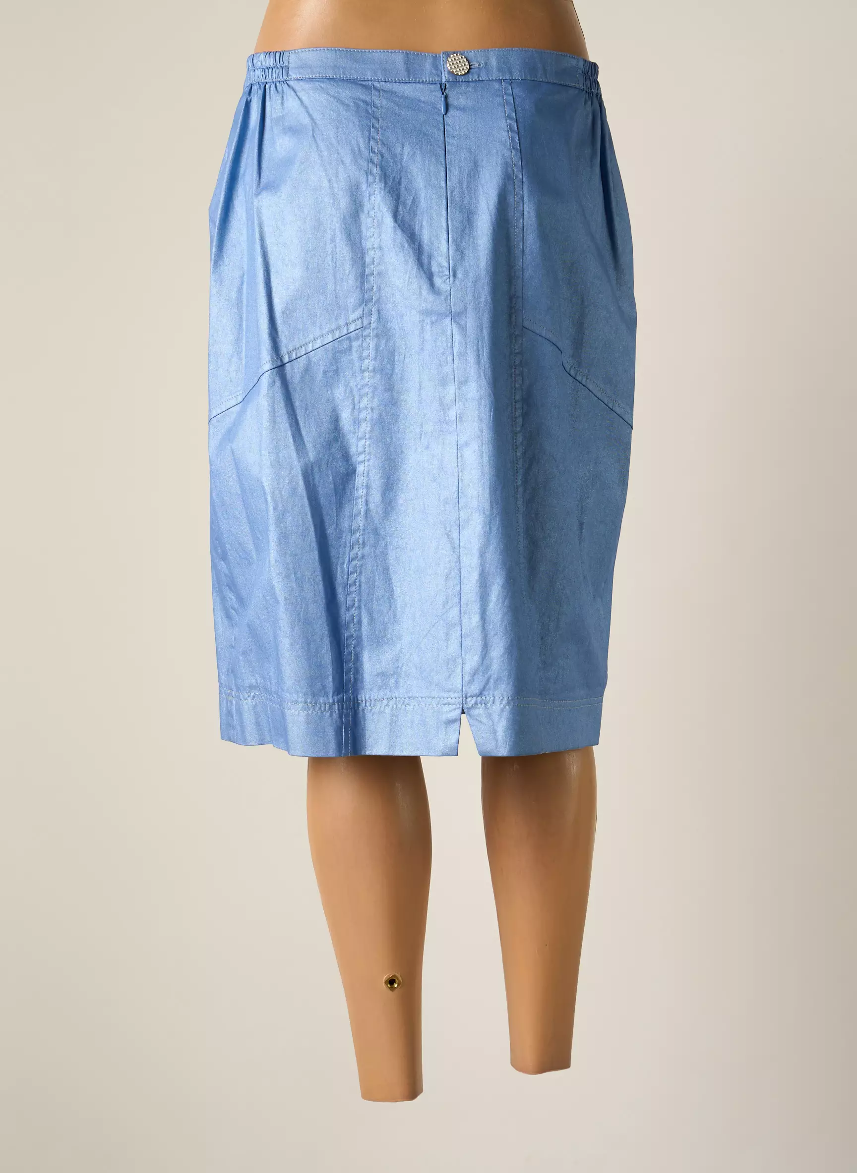 Jumfil Jupes Mi Longues Femme couleur bleu