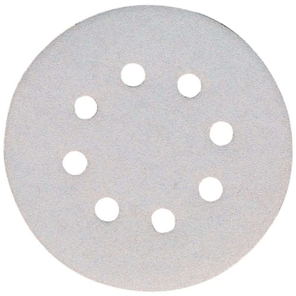 Disc de șlefuit Makita Accessories P-33364, 125 mm, granulație 80, alb, 10 buc.