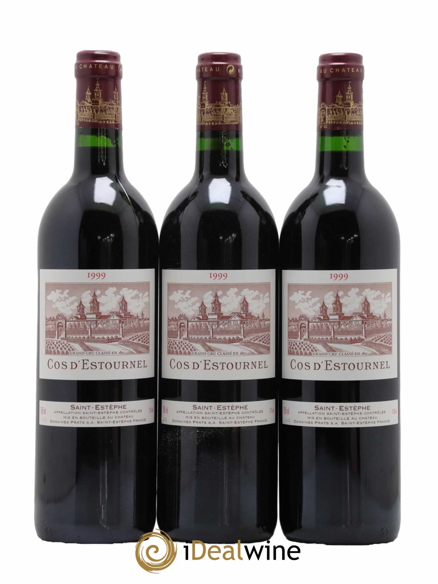 Cos d'Estournel 2ème Grand Cru Classé  1999 - Lot de 12 Bouteilles