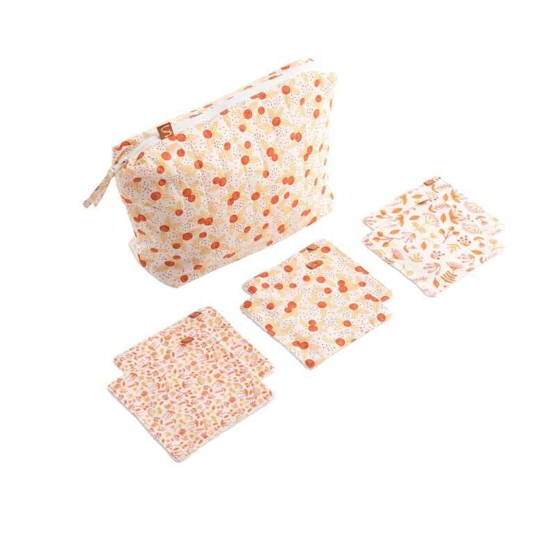 Trousse de toilette et carré éponge Esmée