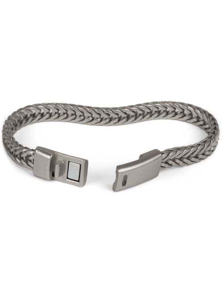 styleBREAKER Armband in Silber matt günstig kaufen onesize