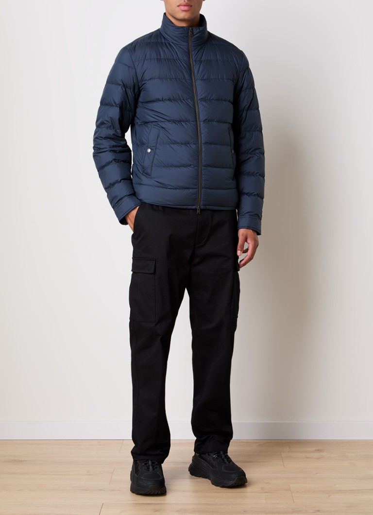 Woolrich Microfiber quilted jacket with down filling and side pockets