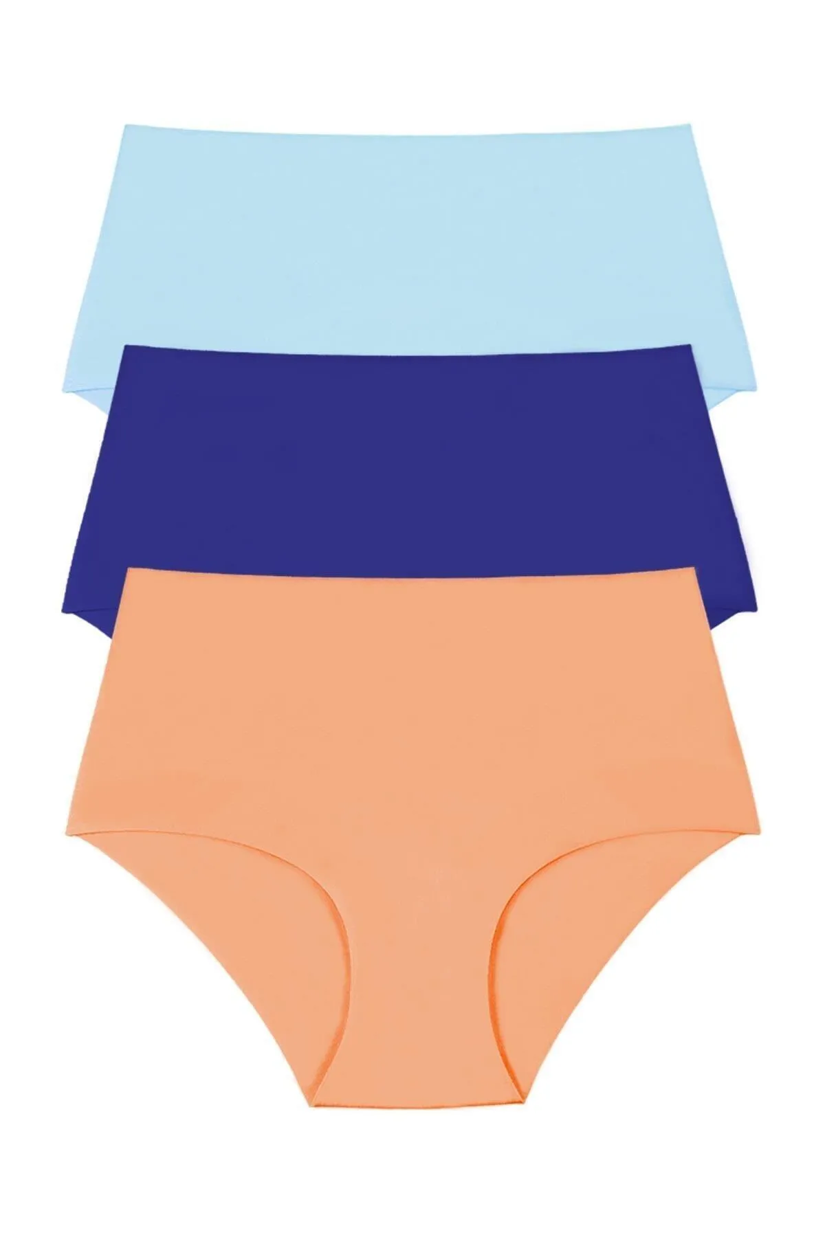 Sensu  Damen-Höschen mit hoher Taille, lasergeschnitten, 3-teilig, Kts2011