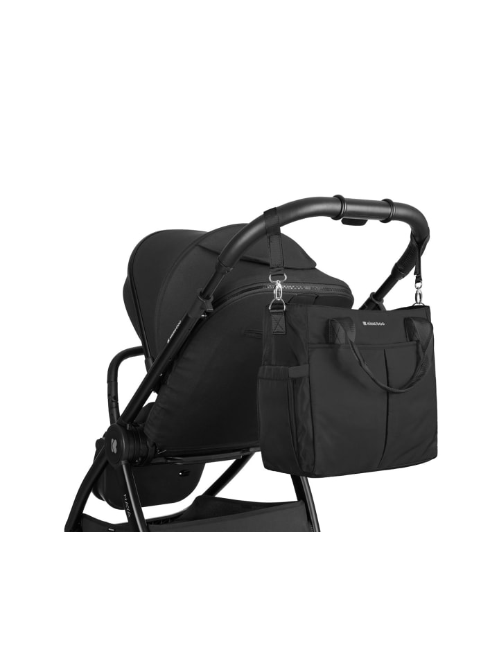 Kikkaboo Wickeltasche Brielle Clips in schwarz günstig kaufen onesize