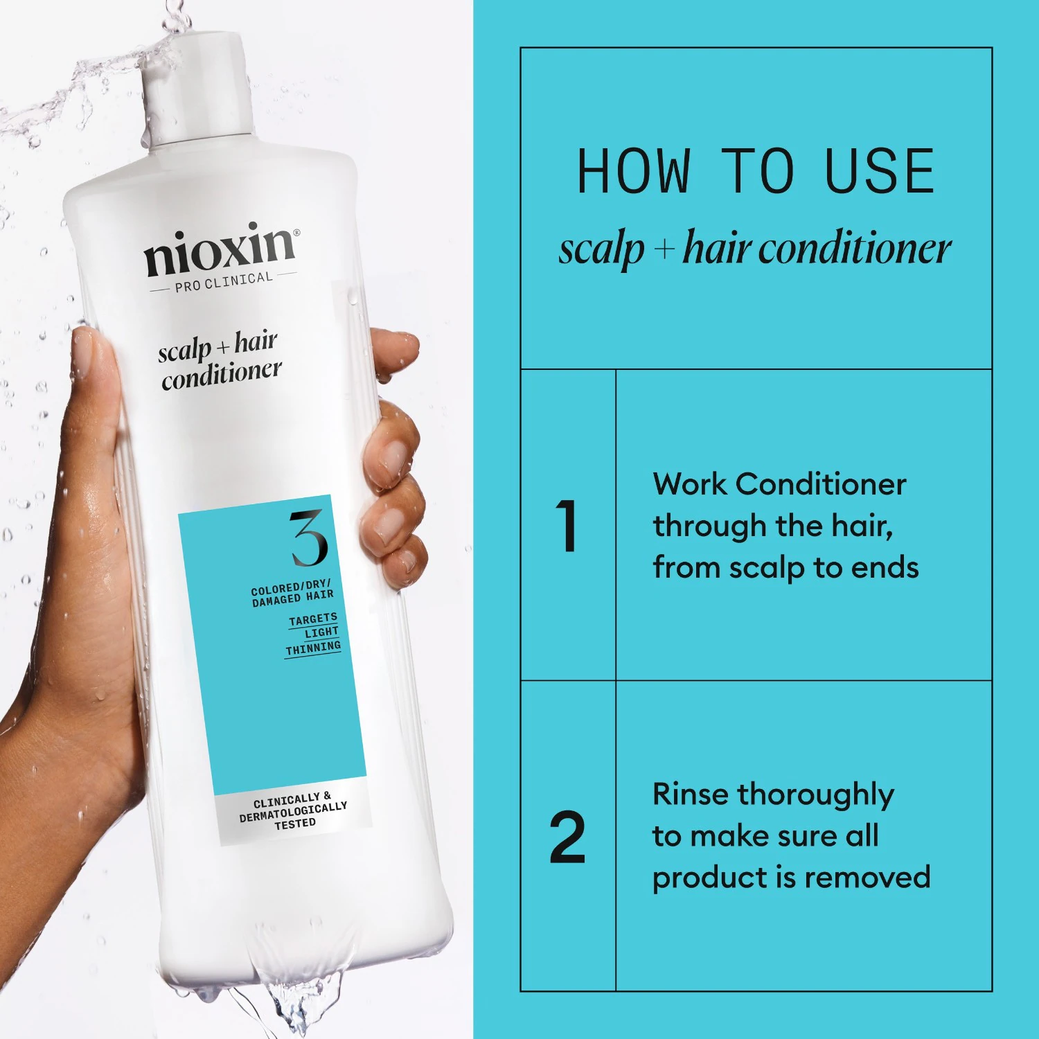 Nioxin Scalp + Hair - Hajápolás természetesen vékonyodó hajra