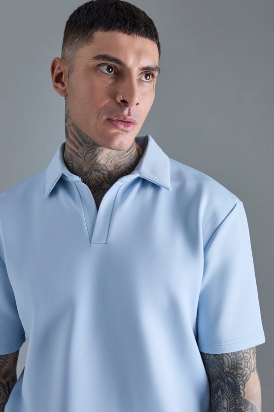 Tall Slim-Fit Scuba Poloshirt