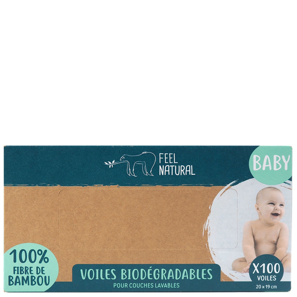 feel natural Boite 100 voiles de protection Voiles protection