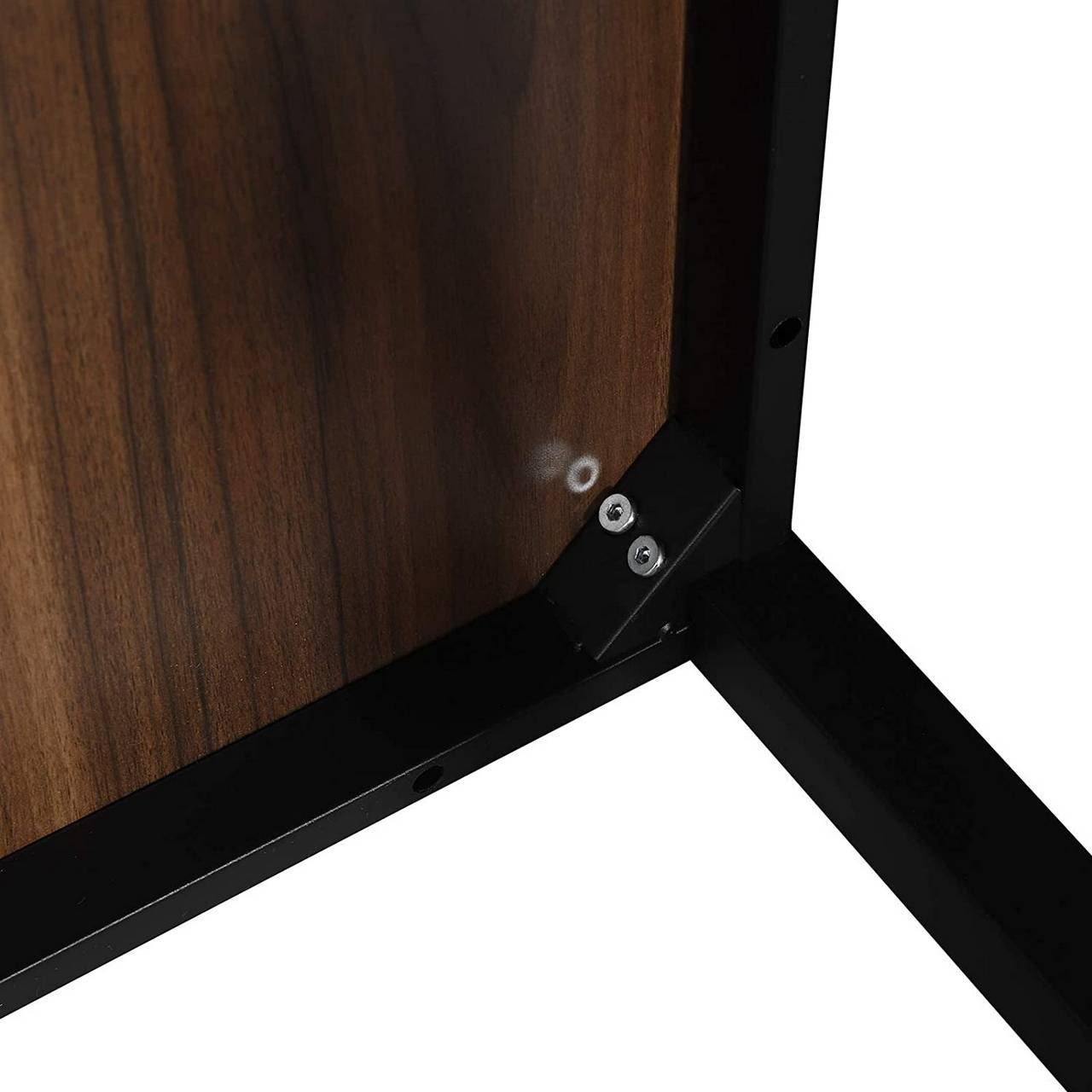 Woltu Bartisch (1-St), Bartisch aus Metallgestell, Tischplatte aus MDF