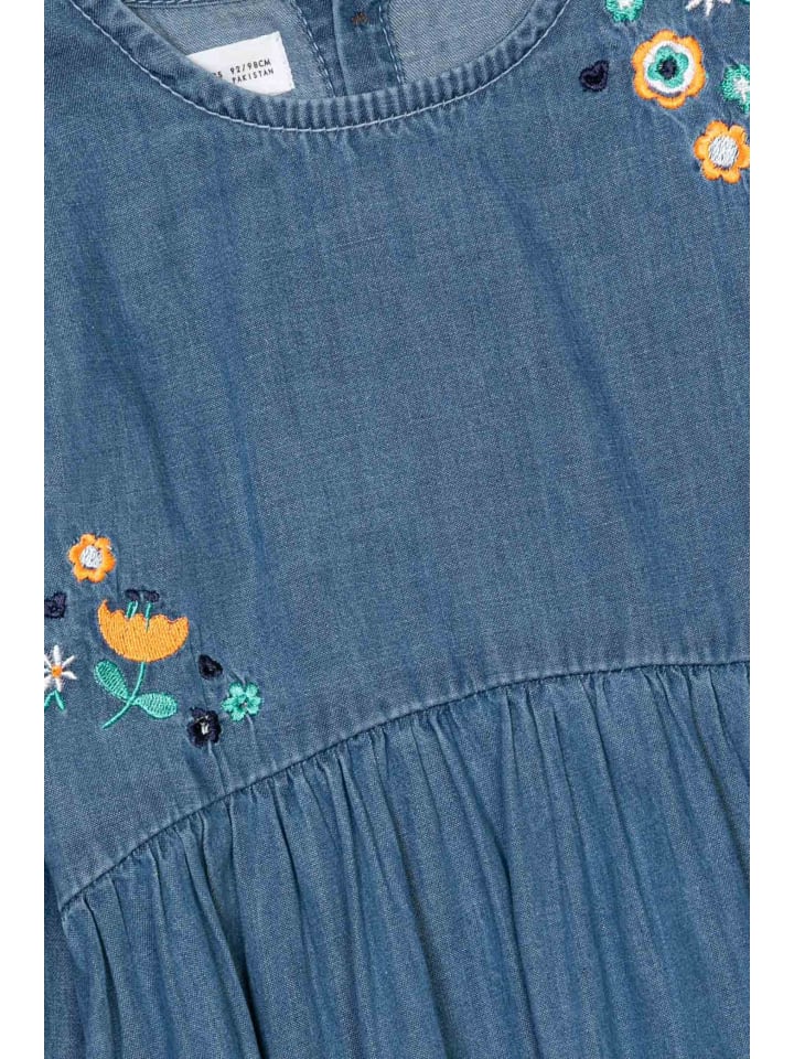 Minoti Jeanskleid Fleurs 2 in blau günstig kaufen