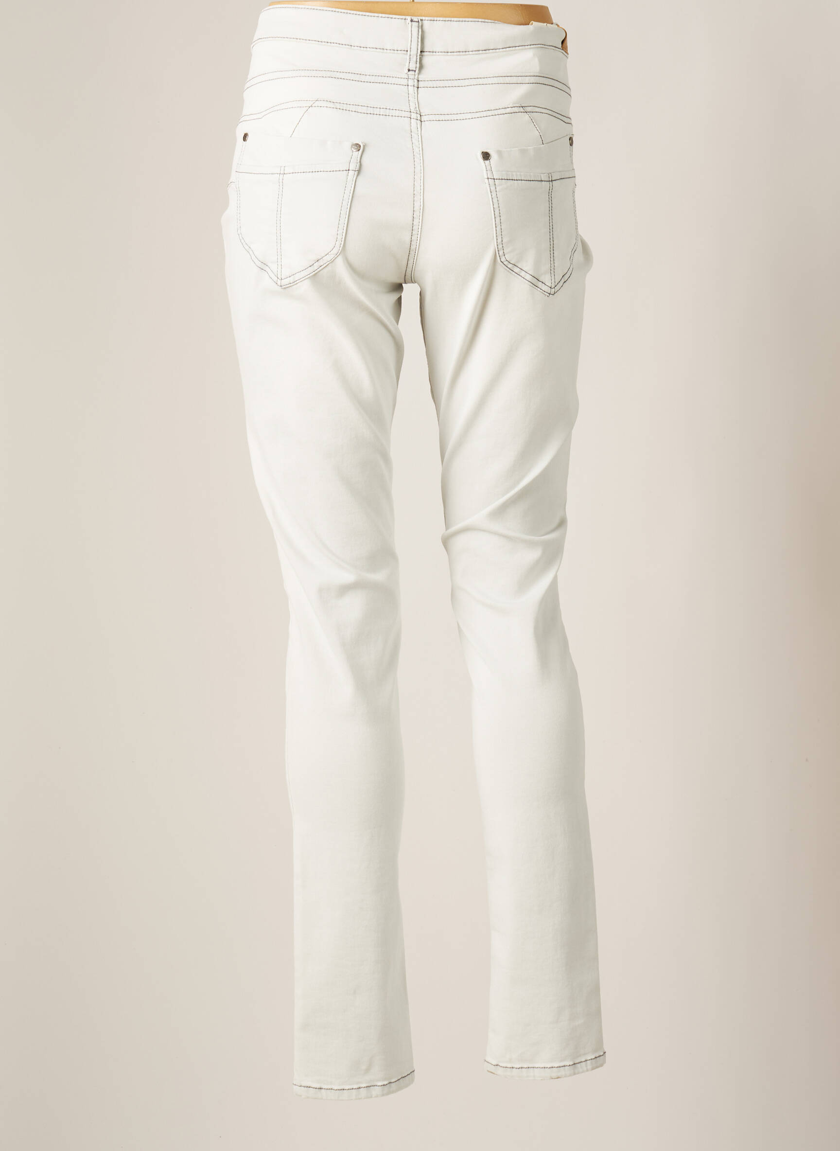 Kanope Jeans Skinny Femme couleur gris