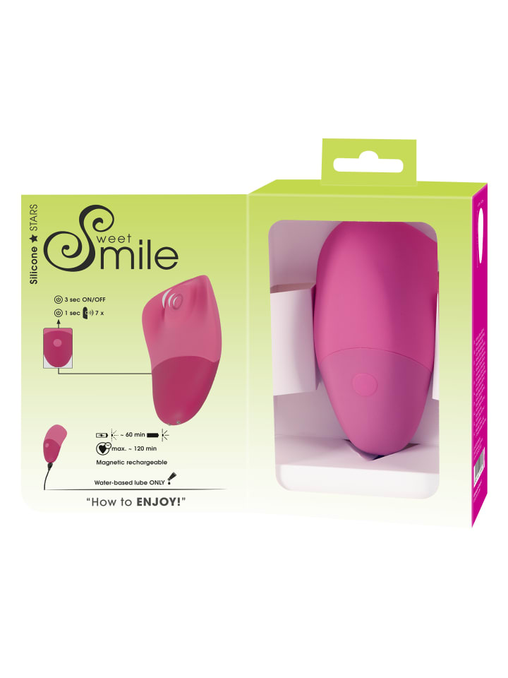 Sweet Smile Auflegevibrator Thumping Touch Vibrator in pink günstig kaufen 11,5 cm