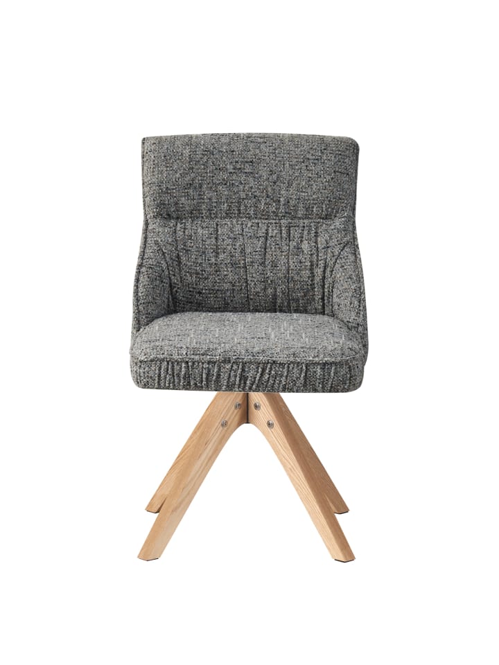 DUBI Möbel 2er-Set: Drehstuhl TALINA in Dunkelgrau - (B)49 x (H)84 x  (T)62 cm günstig kaufen onesize