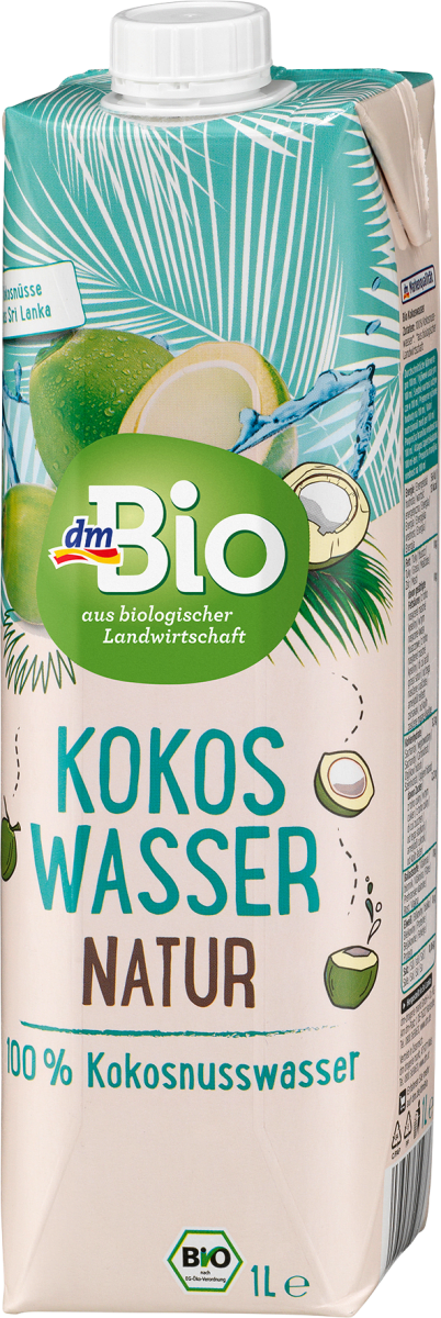 Kokoswasser, natur, 1 l