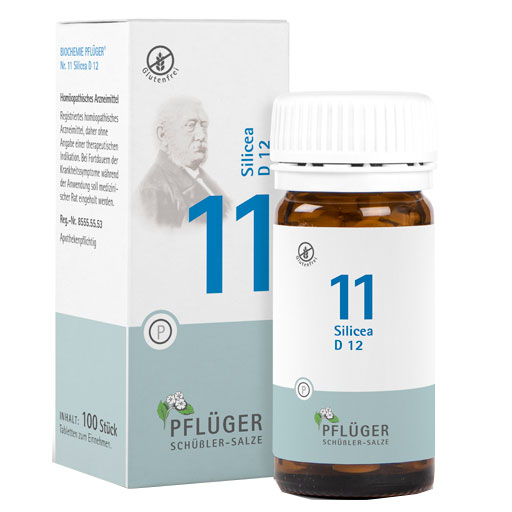 BIOCHEMIE Pflüger 11 Silicea D 12 Tabletten  100 St  Tabletten