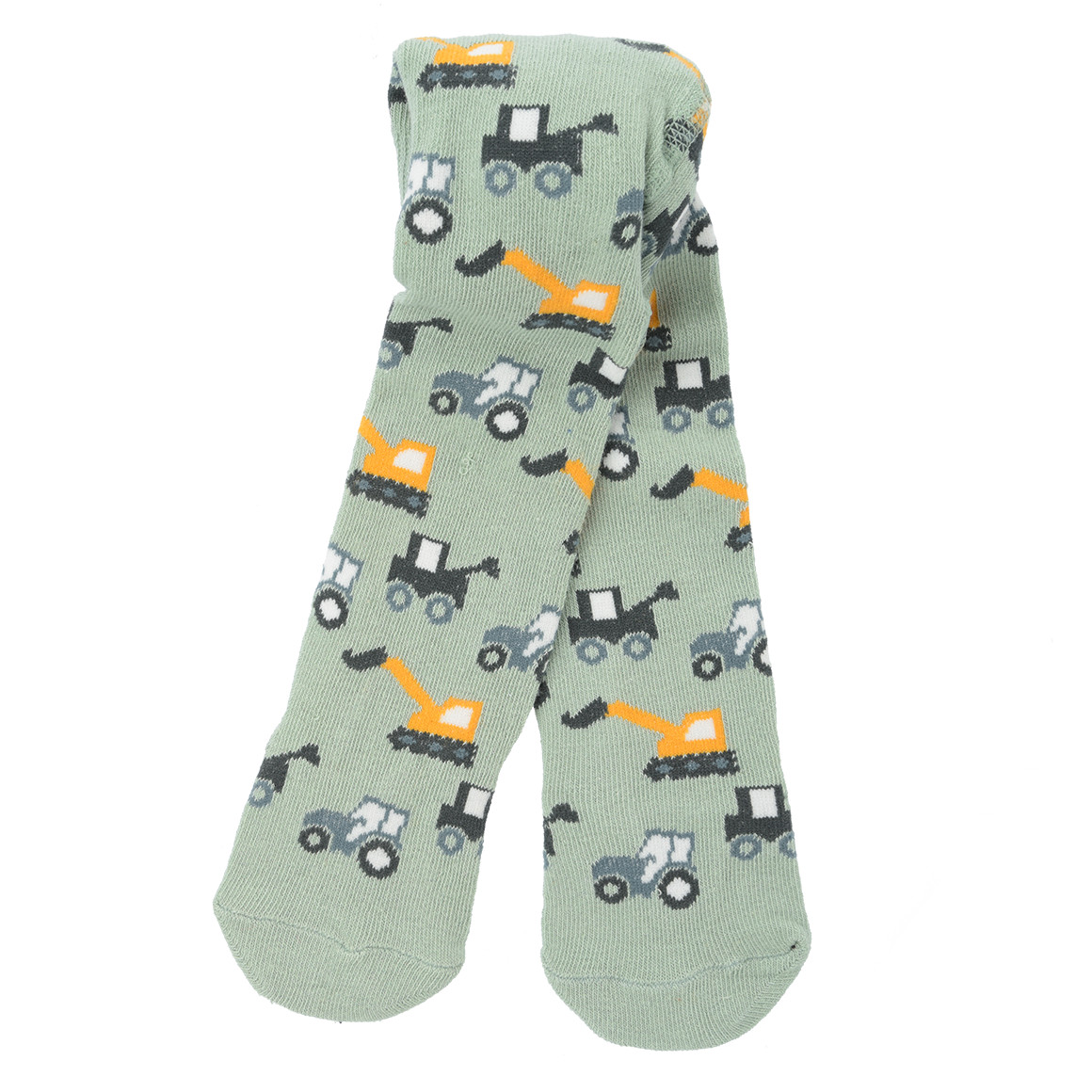 2 Baby Strumpfhosen mit Fahrzeug-Motiven