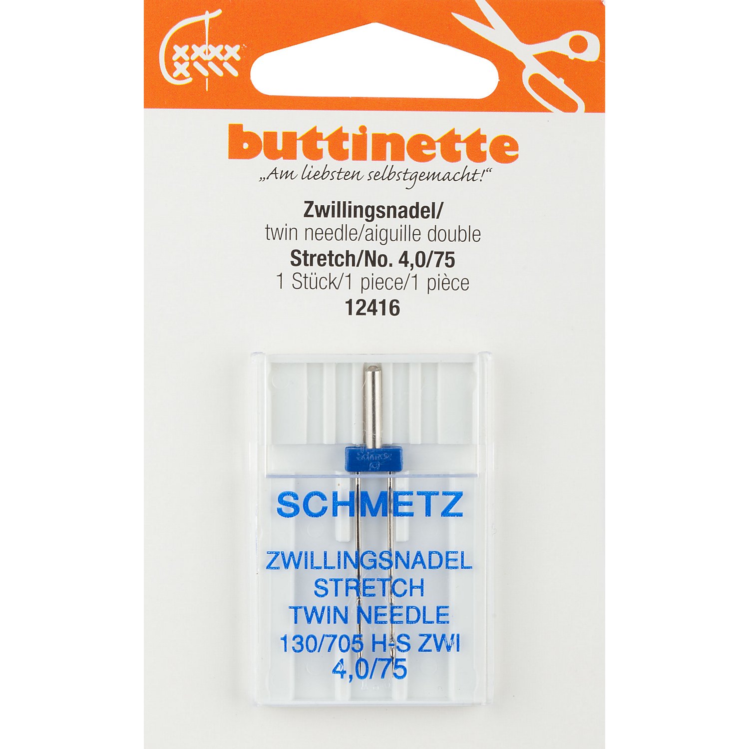 buttinette Zwillingsnadel 