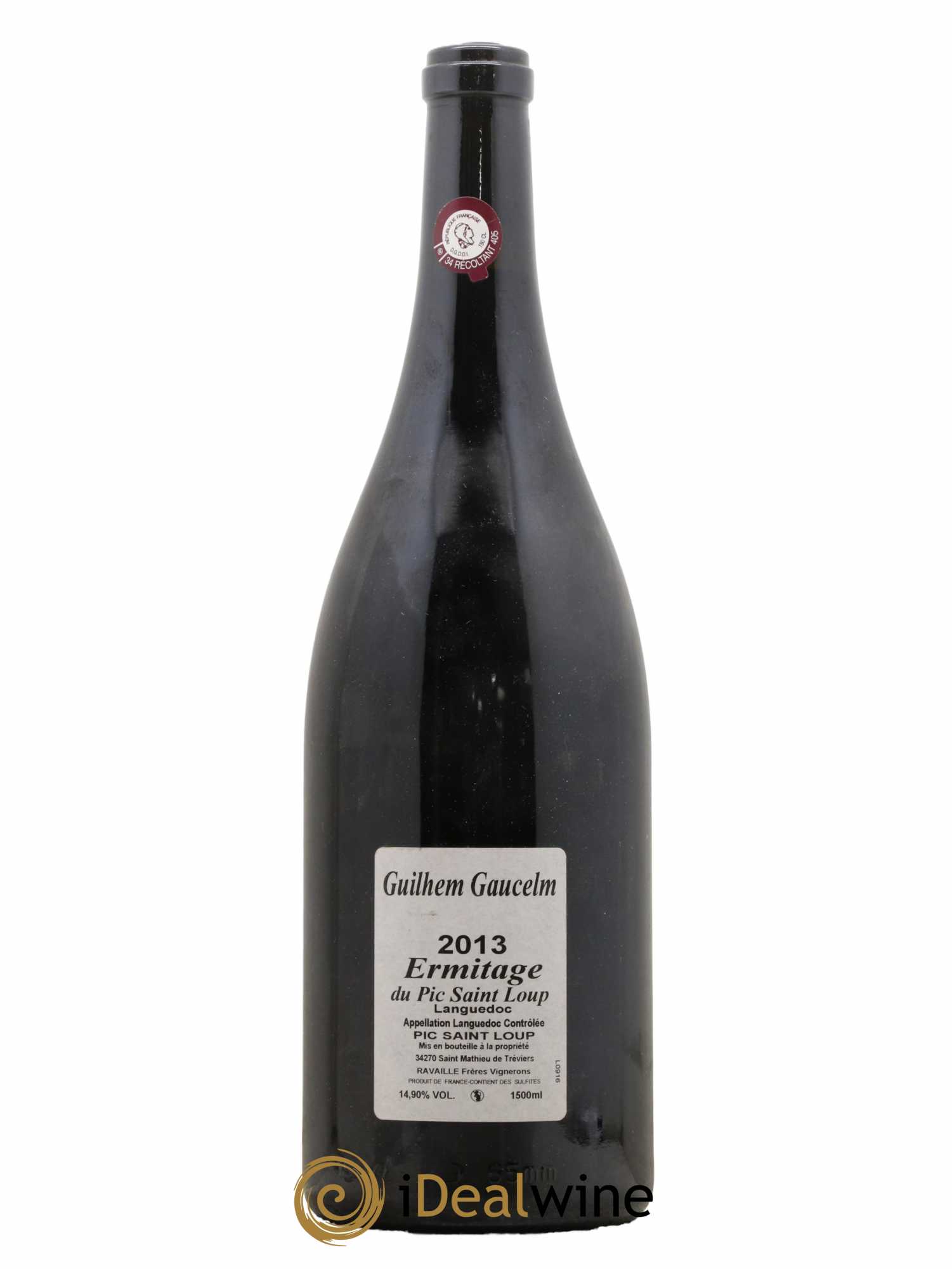 Pic Saint-Loup Héritage du Pic Saint-Loup (anciennement Ermitage) Guilhem Gaucelm  2013 - Lot de 1 Magnum