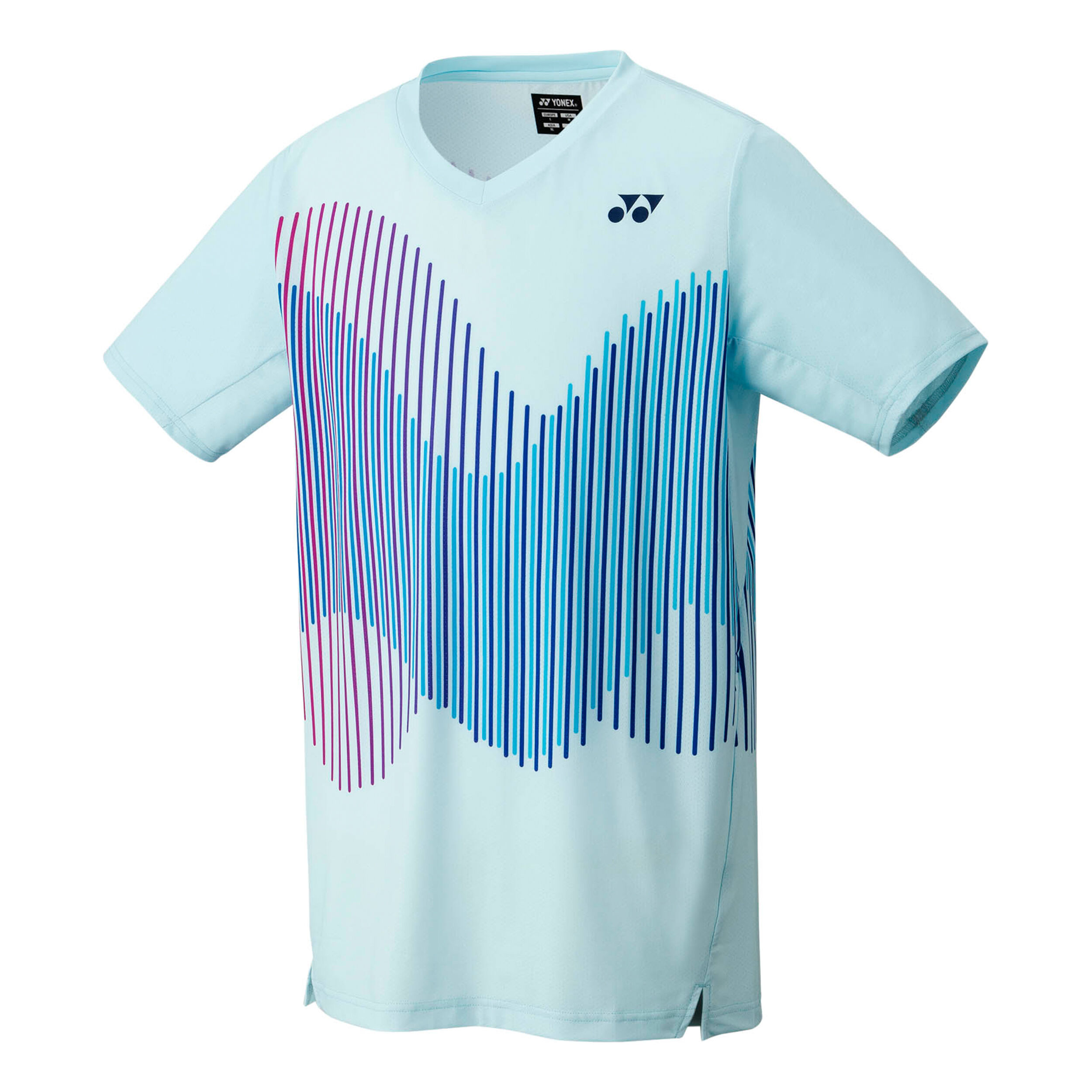 Crew Neck T-Shirt Herren - Hellblau, Mehrfarbig
